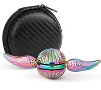 Snitch Fidget Spinner Metal Toy for Kids & Adults - Cool Magic Wizardly World Orb Finger Hand Spinner Toys Fidgets - Best Gift for Sensory Anti Anxiety Stress Relief, Quiet Desk Toys