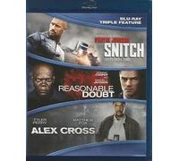 Snitch / Reasonable Doubt / Alex Cross - Blu-Ray 3 Pack