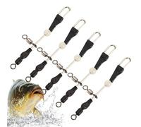 Snivi of a Barrels, Saltwater Barrel Turns - Fish Caught Rings Set of 5 | Swivels Connector High Strength Barrel Rings for Saltwater