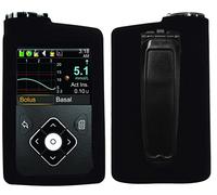 SNK Premium Soft Silicone Case for Medtronic Insulin Pumps (MiniMed 630G MiniMed 640G MiniMed 670G MiniMed 770G) (Black)
