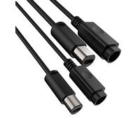 SNLLMZI WiiGamecube Controller Extension Cable for Wii Gamecube GCN - 2pack/6.6ft