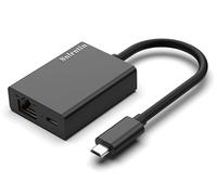 Snlrntin Ethernet Adapter for Fire TV Stick, Chromecast Ultra Audio & More Streaming TV Sticks - Micro USB to RJ45, 100Mbps Network Adapter