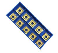 SNMG120404-HA Carbide Inserts, 10-Piece Set for Semi-Finishing and Finishing, CNC Turning Tooling Compatible with ISO SNMG431