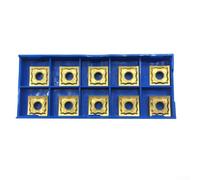 SNMG120404-HA Carbide Inserts for CNC Milling and Turning - 10-Piece Set, Finishing & Finishing Grade, High- Resistance, Tight-Toler