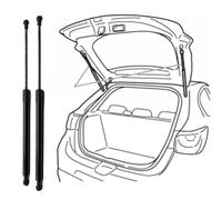 SNMHH 2 Pcs Car Boot Gas Springs for Audi A5 B8 Sportback (8TA) 2009 2010 2011 2012 2013 2014 2015 2016 2017, Rear Tailgate Struts Lift Support System Telescopic Arm Parts Styling Body Fittings