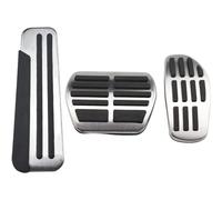 SNMRX Car Pedals Pads for Renault SM6 2015 2016 2017 2018 2019 2020 2021 2022, Slip-Resistant Clutch Brake Pedal Cover Set Treadle Covers Interior Replacement Accessories