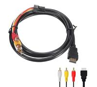 SNMYGS Rca To hdmi Adapter, Hdmi To Rca Cable, Composite Video Audio Adapter, Av To Hdmi Converter for Hdtv Dvd Most Lcd Projectors Transmitterr for Hdtv Dvd Most Lcd Projectors Transmitter