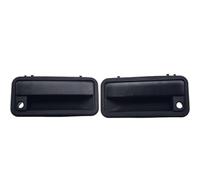 Snnaepto Car Door Handle Chrome Car Exterior Door Handle for Chevrolet for Blazer for Cheyenne 1992 1993 Front Black Outside