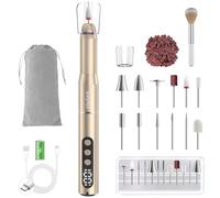 SnnyNyx Cordless Electric Nail Drill Professional, Acrylic Nail Kit for Nail Polish Remover, Electric Nail File (Sand Dune)