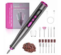 SnnyNyx Professional Electric Nail Drill Cordless Acrylic Nail Kit 35000RPM Nail Drill for Nail Polish Remover Electric