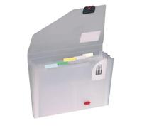 Snoap Snopake A4 Expanding Organiser 6-Part Clear Pack Of 1 Ref: 11893