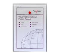 Snoap Snopake A4 Polyfile P Portrait Popper Wallet With Press Stud Closure Pack Of 5 Clear