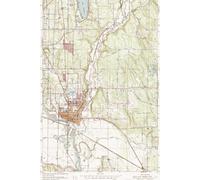 Snohomish Washington Map Journal: Vintage Map Notebook
