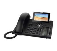 Snom D385 Desk Telephone (Color + SmartScreen,12 SIP identities,Sensor hook switch,Bluetooth,USB,48 self-labelling keys (12 physical),Black,00004340