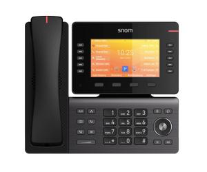 Snom D892M IP phone Black TFT Wi-Fi Premium IP telephone with integrated DECT handset, Wi-Fi, Bluetooth and large colour display, designed for