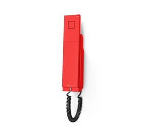 Snom E303A Analogue wall-mounted emergency telephone An analogue emergency telephone, designed to be mounted on the wall and highly visible, ideal for