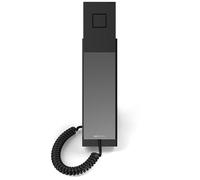 Snom HD30L SIP Telephone Stylish SIP desk phone with auto-dial function, antibacterial casing, and customisable front panel, ideal for hotel lobbies.