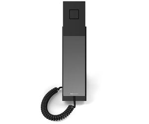 Snom HD30L SIP Telephone Stylish SIP desk phone with auto-dial function, antibacterial casing, and customisable front panel, ideal for hotel lobbies.