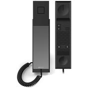 Snom HD30LA High-quality analogue lobby phone with antibacterial housing for hotels and communal areas.