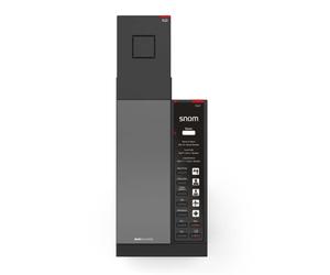 Snom HD341A IP phone Black Analogue DECT telephone for hotel rooms, with hospitality-specific features, speed dial buttons and a compact,