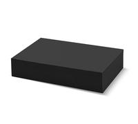 SNOMEL 100 Sheets 3.93" x 5.96" Black Blank Cards, Thick Plain Paper Card, Double Side Blank Postcard Paper for Writing Index Wedding Invitation Greeting Note