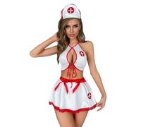 SNOMYRS Sexy Cosplay Outfits For Women Nurse Costume Cosplay Lingerie Role Playing Bra And Panty Set