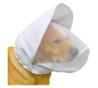 Snood Dog Anti Hair Removal Breathable Adjustable Head Protection Mesh Fabric for Dogs Outdoor for Small and Medium Breeds Puppies