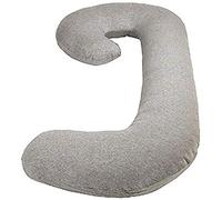 Snoogle Chic Jersey - Snoogle Replacement Cover with Zipper for Easy Use - Heather Gray