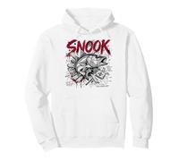 Snook Rough Inshore Chart Saltwater Fishing Pullover Hoodie
