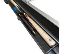 Snooker 1 piece maple cue set, with extensions and lockable case, Model Prestige - Dunn's Cues