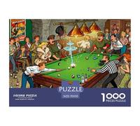Snooker Billard Wooden Jigsaw Puzzle Waterproof 1000 Piece Puzzles for Adults Gifts Challenging And Brainteasing Games