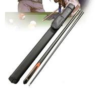 Snooker Cues,58" Handmade Pool Cue with Hard Case,2 Pool Cue Chalk,7pcs Tool,1/2 Jointed Carbon Fibre Billiard Premium Telescopic Extension,Professional Cue Stick black 9.5mm