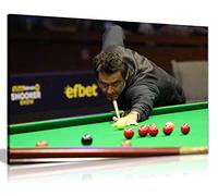 Snooker Ronnie O'Sullivan Canvas Wall Art Picture Print Home Decor (24x16)