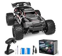 snookids RC Car - 1:18 High Speed Remote Control Offroad Buggy 40 km/h with 2 Li-ion Batteries, 2.4 GHz 4WD All Terrain Monster Truck Drift Cars Toy Gifts for Kids Adults