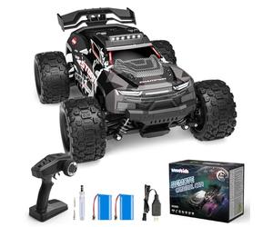 snookids RC Car - 1:18 High Speed Remote Control Offroad Buggy 40 km/h with 2 Li-ion Batteries, 2.4 GHz 4WD All Terrain Monster Truck Drift Cars Toy Gifts for Kids Adults