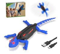 Snookids Wall Climbing Gecko, Rechargeable Wall Crawler Chameleon, RC Robot Crawls Along Walls and Ceilings, with Glowing LED Eyes, Realistic Movements, Gift for Boys and Girls 3, 4, 5, 6, 7, 8+ Years