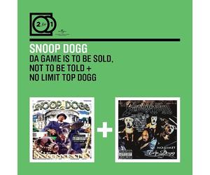 SNOOP DOGG - 2 FOR 1: THE GAME IS TO BE SOLD,NOT.../TOP DOGG 2 CD NEW