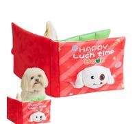 Snooping toy for, dog puzzle book - olfactory book - second breakfast box book book dog puzzle, feeding mat Interactive plush toy for article