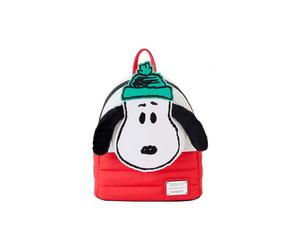 Snoopy 879775 Peanuts Winter Snoopy Holiday Collection Mini Backpack by Loungefly - Multi Color