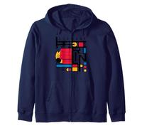 Snoopy Bauhaus Berlin Design Zip Hoodie