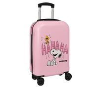 Safta Snoopy 20´´ 40.1l 34.5x20x55 Cm Trolley Bag Pink Kids