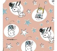 Snoopy Circus Spotlight Peanuts Fabric by 0.5 Metres 44'' Wide 100% Cotton Craft Material Children's Fabric Nursery Quilting, Dressmaking, Sewing