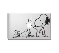 Snoopy Marshmallows Single Color Sticker for all Apple Mac Book Models