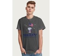 Snoopy Moon Landing Planting Flag Peanuts T-Shirt Peanuts Dark Grey XXL