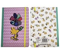 Snoopy Notebook, Organizer, Notebook, Planner, Journal, A5, Stationery, Multicoloured, Official Product (CyP Brands)