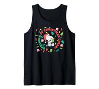 Snoopy Peanuts Woodstock Xmas Sprinkle Peppermint Fun Gifts Tank Top