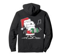 Snoopy Peanuts Xmas Santa Music Treats Classic 80s Gifts Pullover Hoodie