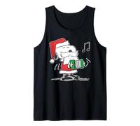 Snoopy Peanuts Xmas Santa Music Treats Classic 80s Gifts Tank Top