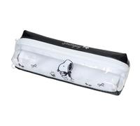 Snoopy Pen Pouch 2 Room Pen Case / Simple Ribbon Peanuts