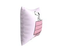 Snoopy - Pink Kennel Cushion with Snoopy Design, Dimensions 35 x 11 x 35 cm, Pink - Official Product (CyP Brands)